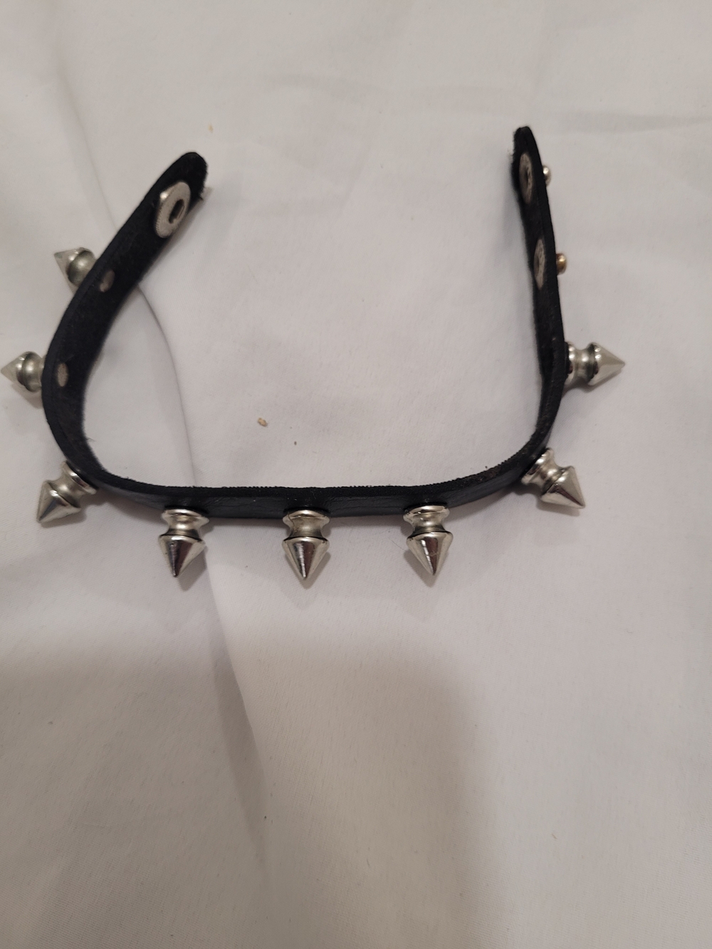 Black Spiked Cat Collar - Unbranded